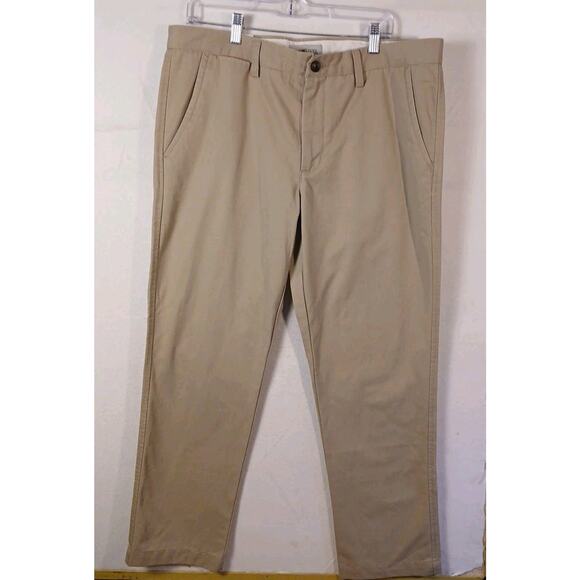 SUN RIVER CLOTHING CO. YOUNG MEN'S CLASSIC COTTON KHAKI 5-POCKET PANTS 36X30 NWT - Picture 1 of 8